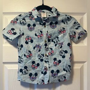 Disney Mickey Mouse Toddler Button Down Shirt